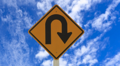 U-Turn sign U-Turn sign