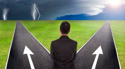 When faced with tough decisions, do you step up your game or do you cower? When faced with tough decisions, do you step up your game or do you cower?