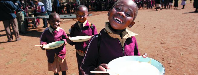 FEEDING THE WORLD: To date, Joyce Meyer Ministries' Hand of Hope has served 136 million meals in the U.S. and around the world (© JMM/David Dobson) f-Meyer-LivingRadically JMM-David-Dobson