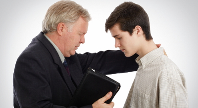 Pastor and young man