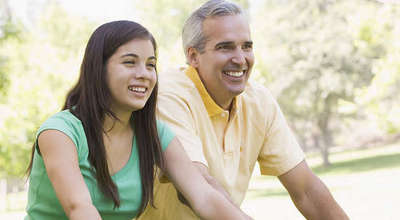 Youth pastors, how are you encouraging parents' relationships with your students? Dad and daughter