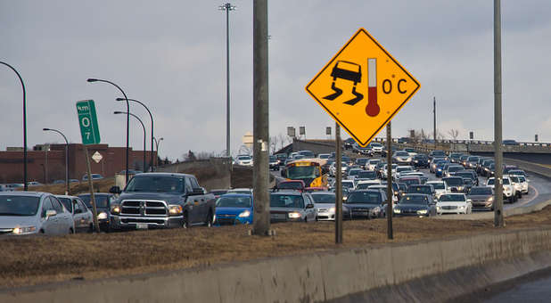 Traffic isn't the only thing that can get bottlenecked. Traffic isn't the only thing that can get bottlenecked.