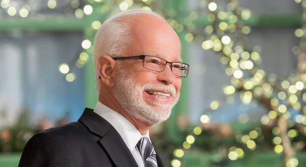 Jim Bakker is proud to have his show air on Oral Roberts University's KGEB TV. Jim Bakker is proud to have his show air on Oral Roberts University's KGEB TV.