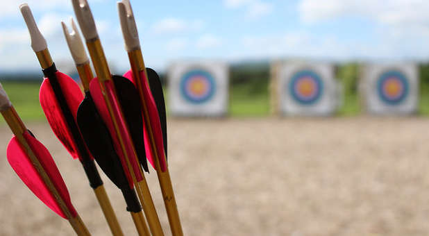 Some arrows are made for a God-ordained target. Arrows are made for a God-ordained target.