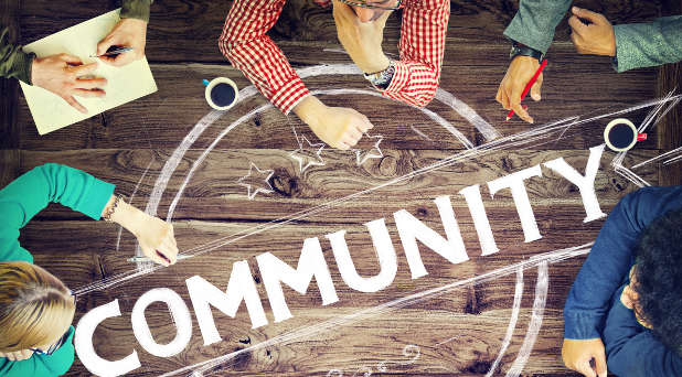 Serving the community is about building relationships. Serving the community is about building relationships.